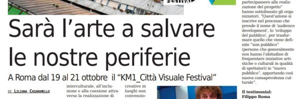 Un articolo dedicato al Festival sul Nuovo Corriere Nazionale